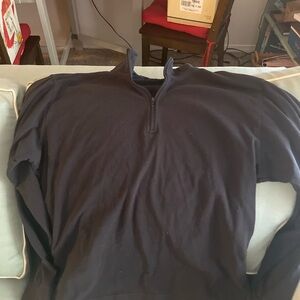 Uniqlo Men's Black Zip Up Sweater